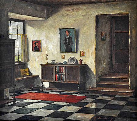 "Interieur", Blick in die Wohnstube