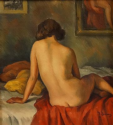 "Nude seen from the Back"