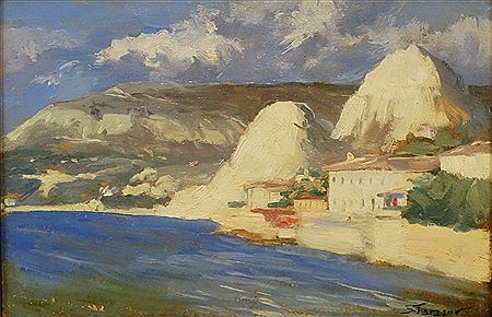 "Cliff at Balcic"