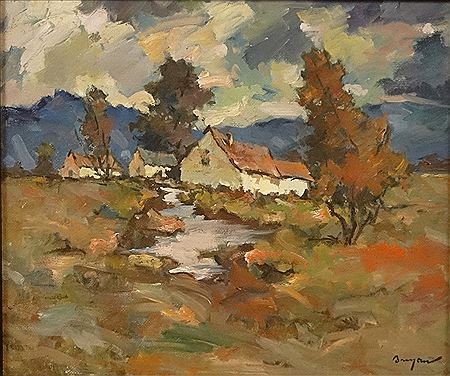 Rural Landscape by Iacob Brujan - Auction record, sale price, and art valuation. Compare with similar artists and explore comparable artworks.