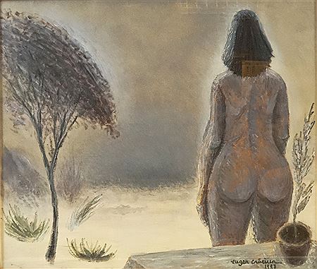 Sample artwork by Eugen Craciun (1922 - 2001), known for painting - View similar artists and auction records