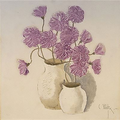 "Violet Chrisanthemums"