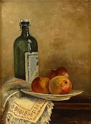 Sample artwork by Constantin Daniel Stahi (1844 - 1920), known for still life painting - View similar artists and auction records