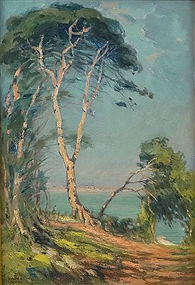 "Trees with Cliff"
