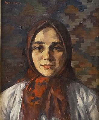 "Girl with Kerchief"