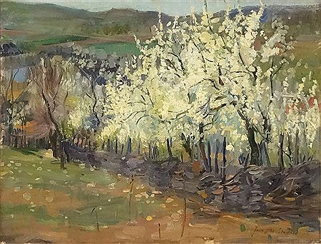 "THe Orchard in Blossom"