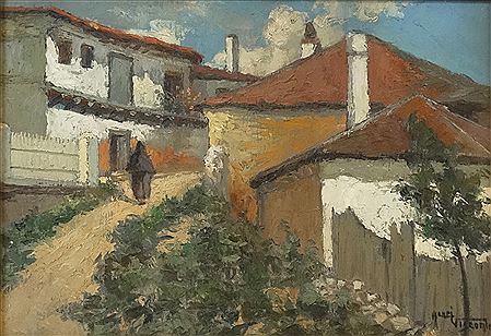 Dobrudgean Village by Henri Visconte - Auction record, sale price, and art valuation. Compare with similar artists and explore comparable artworks.