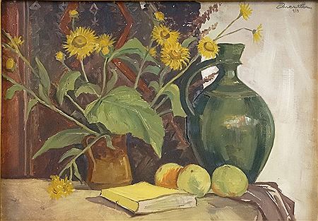 Flowers and Pot by Ion Valentin Anestin - Auction record, sale price, and art valuation. Compare with similar artists and explore comparable artworks.