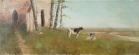 Sample artwork by Juan Alexandru Paraschivescu Alpar (1855 - 1901), known for paintings - View similar artists and auction records