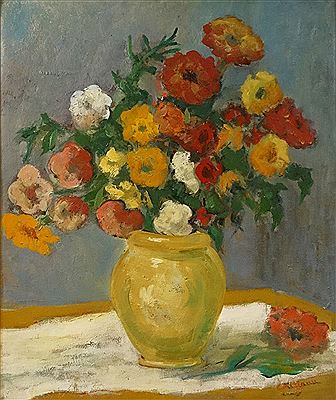Asters by Coca Metianu - Auction record, sale price, and art valuation. Compare with similar artists and explore comparable artworks.