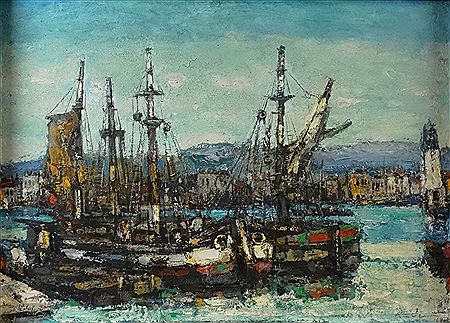 Sample artwork by Alex Padina-Moser (1904 - 1992), known for painting - View similar artists and auction records