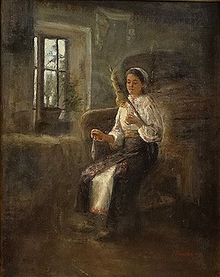 Sample artwork by Ion Marinescu Valsan (1866 - 1935), known for painting - View similar artists and auction records
