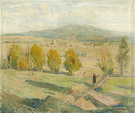 Landscape of Castilla by Marceliano Santa Maria y Sedano - Auction record, sale price, and art valuation. Compare with similar artists and explore comparable artworks.