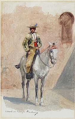 Picador a caballo