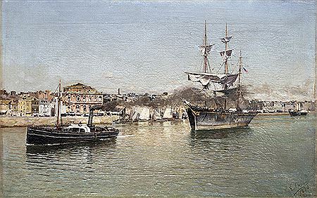 Puerto by Emilio Ocon Y Rivas - Auction record, sale price, and art valuation. Compare with similar artists and explore comparable artworks.