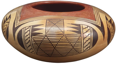 Hopi Polychrome Pot with Migration Pattern