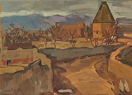 Paysage de Konya, Turquie by Sefik Bursali - Auction record, sale price, and art valuation. Compare with similar artists and explore comparable artworks.