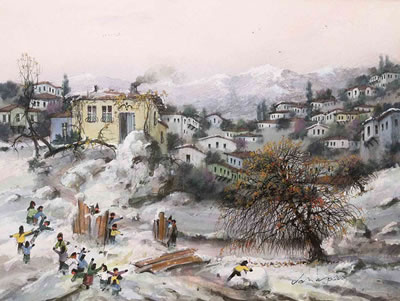 Sample artwork by Vahap Demirbas (Born 1957), known for painting - View similar artists and auction records