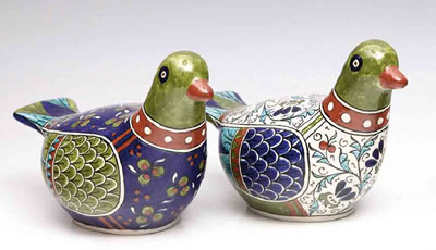 Two Ceramic Duck Figurines (2)