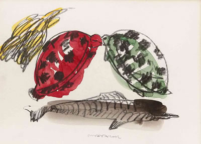 Abstract composition by Mustafa Ata - Auction record, sale price, and art valuation. Compare with similar artists and explore comparable artworks.