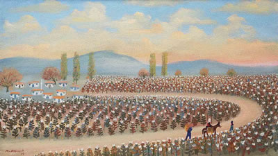 Sample artwork by Mehmet Arpacik (Born 1936), known for painting - View similar artists and auction records