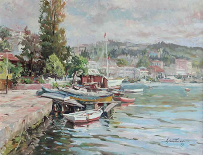 Sample artwork by Ayhan Turker (1938 - 2022), known for painting - View similar artists and auction records