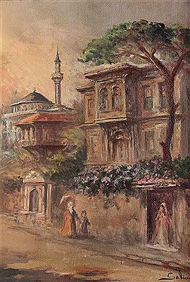 Sample artwork by Salim Ozudogru (1927 - 2015), known for painting - View similar artists and auction records