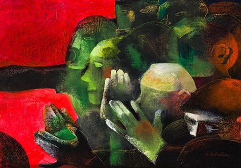"Figuras" by Maria Teresa Pena - Auction record, sale price, and art valuation. Compare with similar artists and explore comparable artworks.