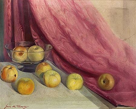 "BODEGÓN DE MANZANAS" by Jesus de Teresa - Auction record, sale price, and art valuation. Compare with similar artists and explore comparable artworks.