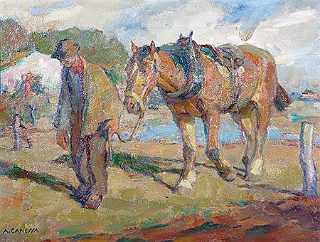 "FIN DE JORNADA". by Aurelio Canessa - Auction record, sale price, and art valuation. Compare with similar artists and explore comparable artworks.