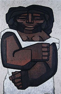 Sample artwork by Manuel (Juan Manuel) Sanchez (1930 - 2016), known for painting - View similar artists and auction records