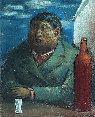 "SEÑOR ACODADO EN LA MESA"