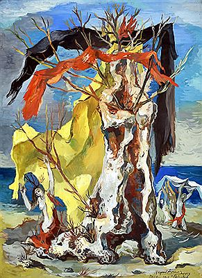 Sample artwork by Raquel Forner (1899 - 1968), known for abstract painting-figurative - View similar artists and auction records