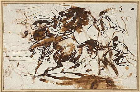 Recto : Bucéphale dompté par Alexandre ; Verso : Etudes de figure d'homme, chevaux et croquis de cavaliers by Antoine-Jean Gros - Auction record, sale price, and art valuation. Compare with similar artists and explore comparable artworks.