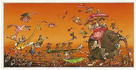 Tarzan and ants by Jean Jacques Loup - Auction record, sale price, and art valuation. Compare with similar artists and explore comparable artworks.