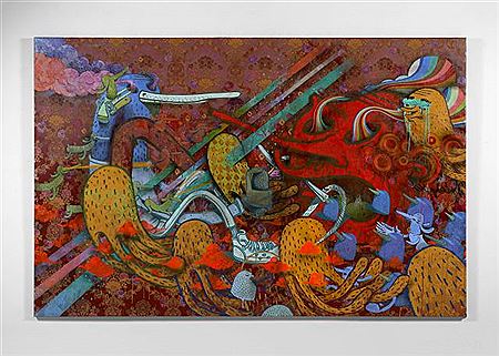 Sample artwork by Alexone (Born 1976), known for graffiti art - View similar artists and auction records
