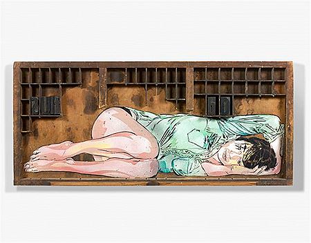 Allongée dans le casier d'imprimeur - 2012 by Jana & Js - Auction record, sale price, and art valuation. Compare with similar artists and explore comparable artworks.