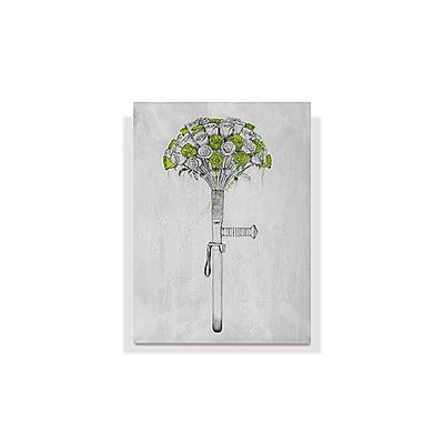 Some roses and riot - 2016 by LUDO - Auction record, sale price, and art valuation. Compare with similar artists and explore comparable artworks.