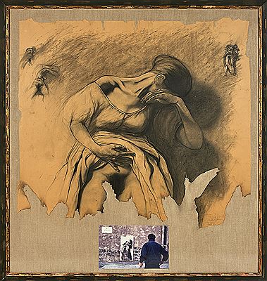 ETUDE POUR LA FEMME AU FEU ENTRE LES JAMBES - 1995