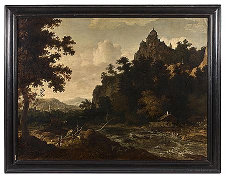Sample artwork by Allaert van Everdingen (1621 - 1675), known for landscape painting, drawing, etching - View similar artists and auction records