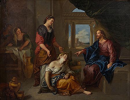 Christ with Martha and Mary