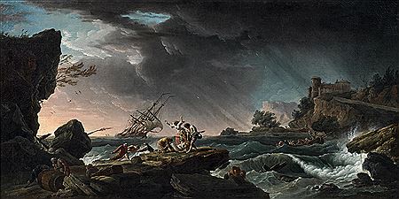 Mediterranean Coast by storm