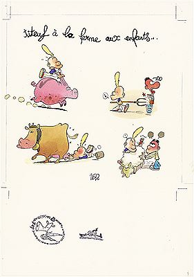 Titeuf à la ferme aux enfants by Zep - Auction record, sale price, and art valuation. Compare with similar artists and explore comparable artworks.