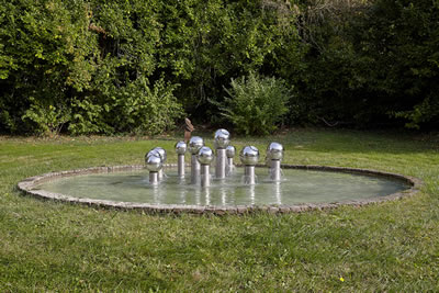 FOUNTAIN - 1988 by Pol Bury - Auction record, sale price, and art valuation. Compare with similar artists and explore comparable artworks.