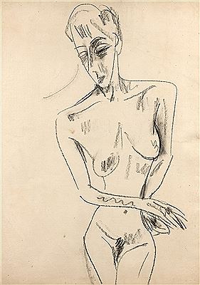 Hannah - Stehender Akt by Raoul Hausmann - Auction record, sale price, and art valuation. Compare with similar artists and explore comparable artworks.