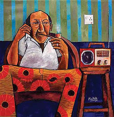 Sample artwork by Femi Morakinyo (Born 1984), known for painting - View similar artists and auction records