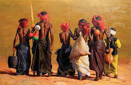 WE JUST DEY GO O by Ebenezer Akinola - Auction record, sale price, and art valuation. Compare with similar artists and explore comparable artworks.