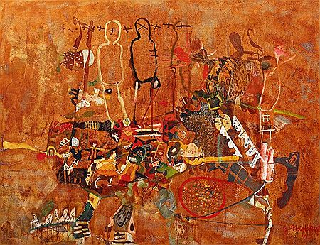 Mythical beast by Georgeta Naparus - Auction record, sale price, and art valuation. Compare with similar artists and explore comparable artworks.