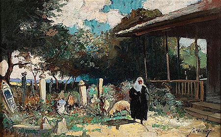 Curtea moscheii din Mangalia by Alexander Satmary - Auction record, sale price, and art valuation. Compare with similar artists and explore comparable artworks.