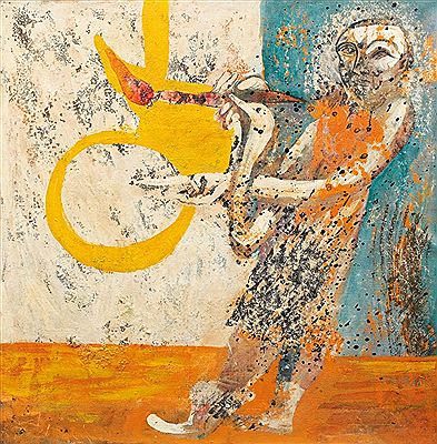 Sample artwork by Mihai Olos (1940 - 2015), known for painting - View similar artists and auction records